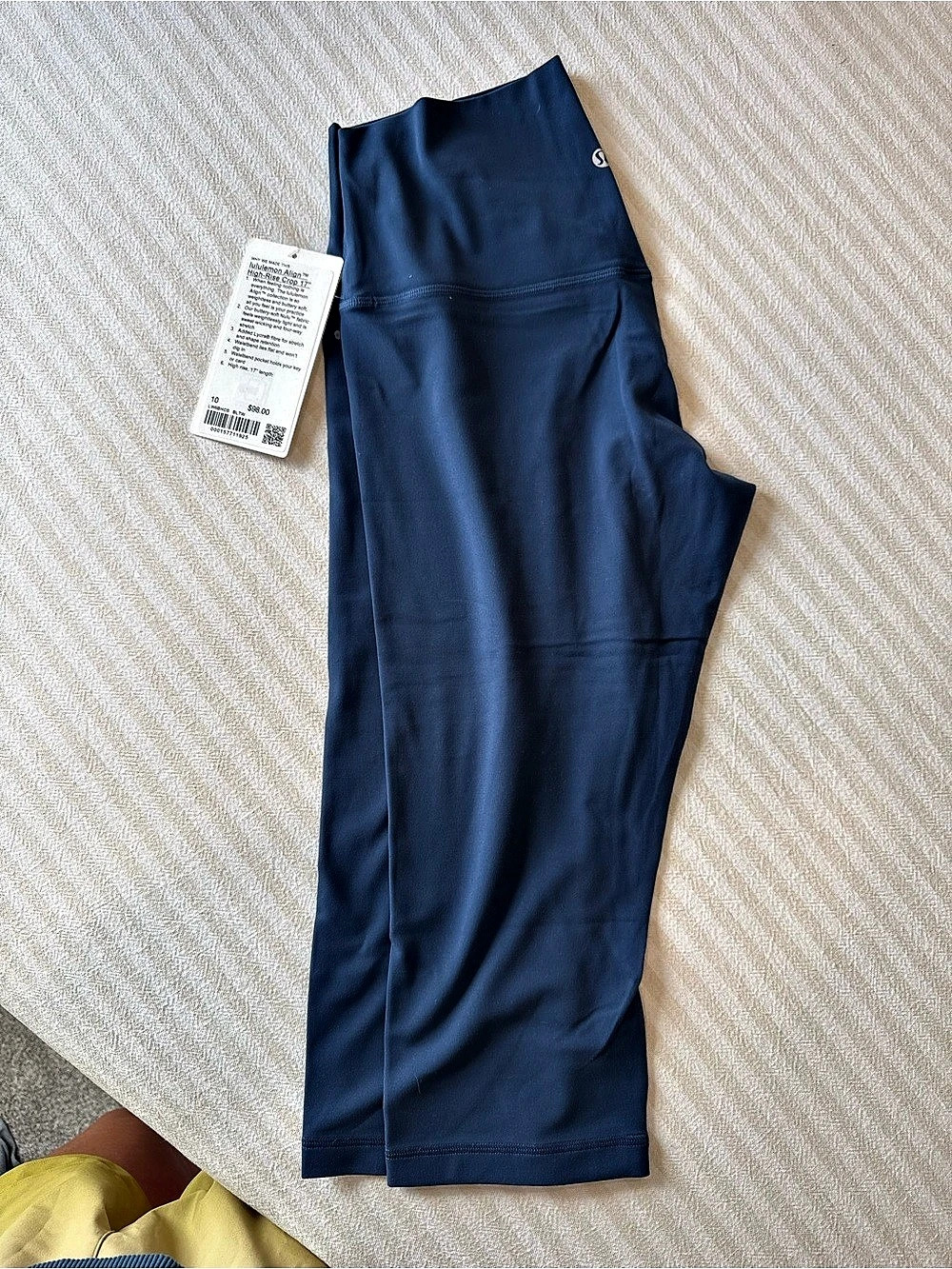 Lululemon Align High-Rise Crop 17" Blue Leggings